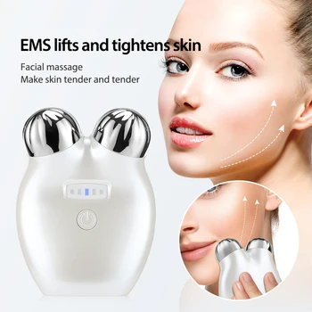 חשמל-מיקרו הנוכחי לעיסוי פנים 3D EMS מיצוק הנוכחי מיקרו Deedema צו קמטים התחדשות העור היופי נגינה