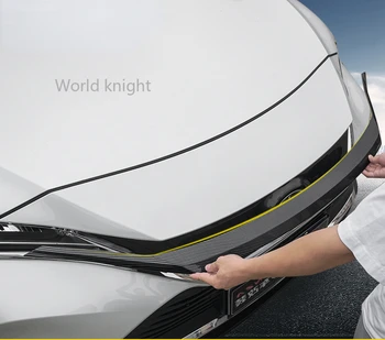 טויוטה ונזה זרון 2020 2021 2022 Chrome החיצוני הקדמי מנוע מכונת הסורג העליון הוד לכסות לקצץ סגנון רכב